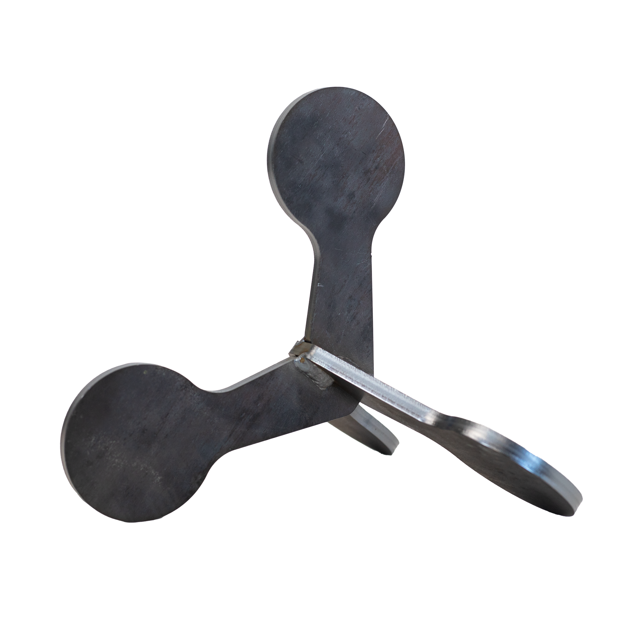 Jumping Jack Reactive 3/8" AR500 Steel Target - 4" Paddles - Welded