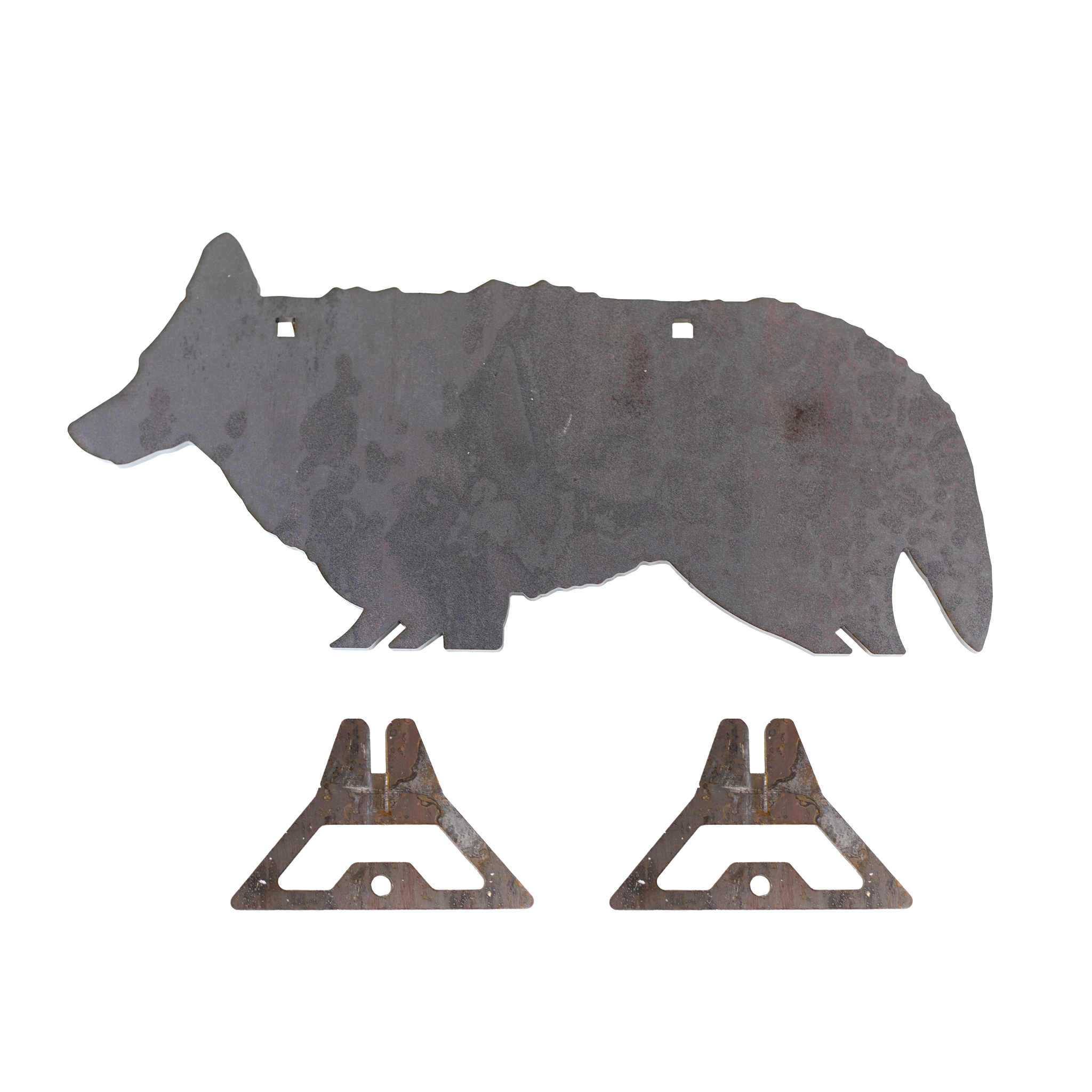 coyote-silhouette-steel-target-parts