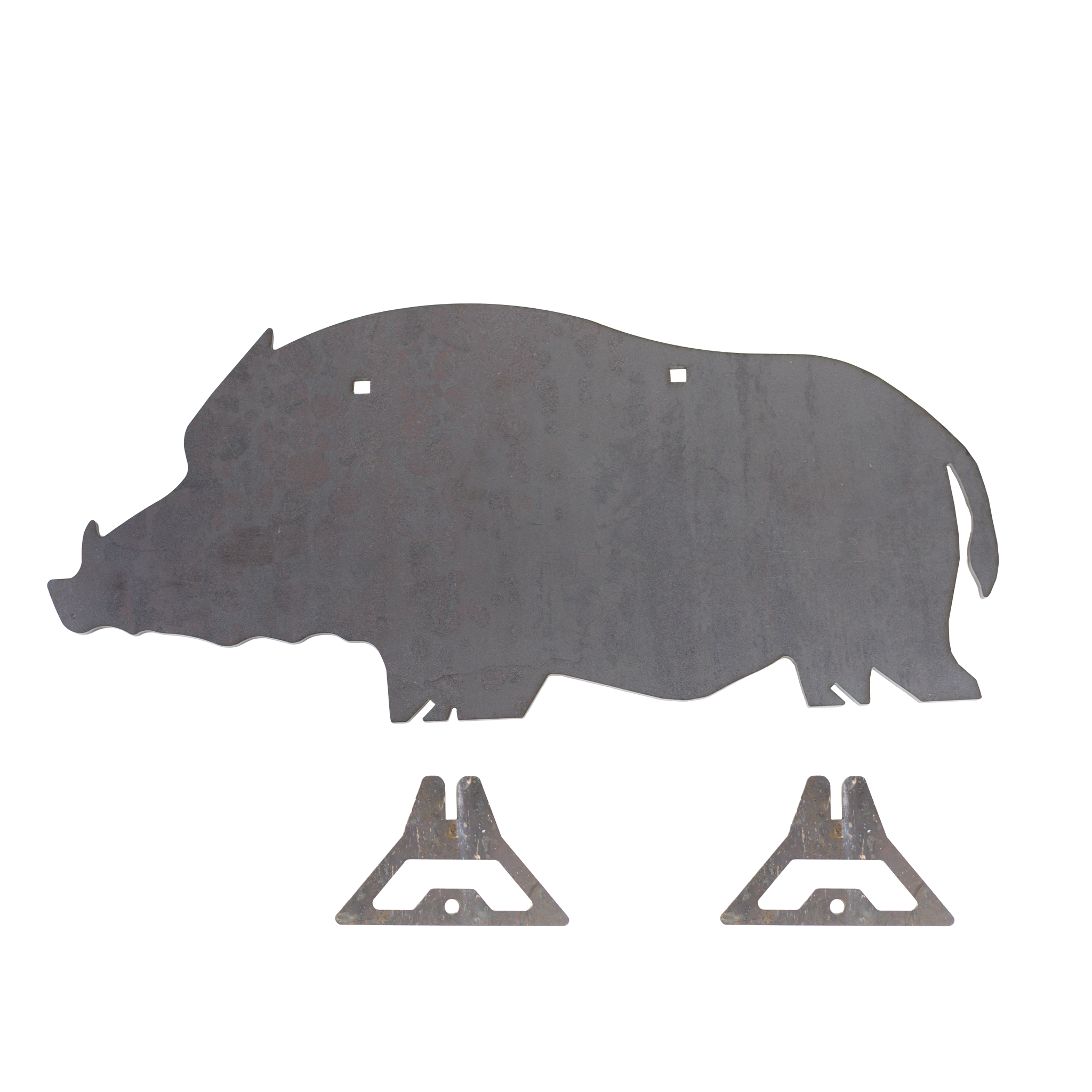 hog-silhouette-steel-target-parts