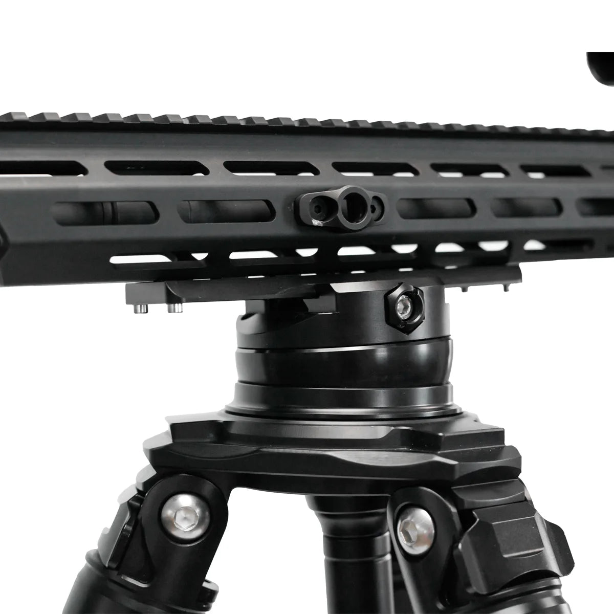 m-lok-to-arca-rail-adapter-plate-secured-to-swivel-tripod-mount-with-firearm