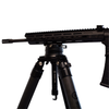 panoramic-leveling-head-on-stronghold-carbon-fiber-tripod-with-mounted-firearm