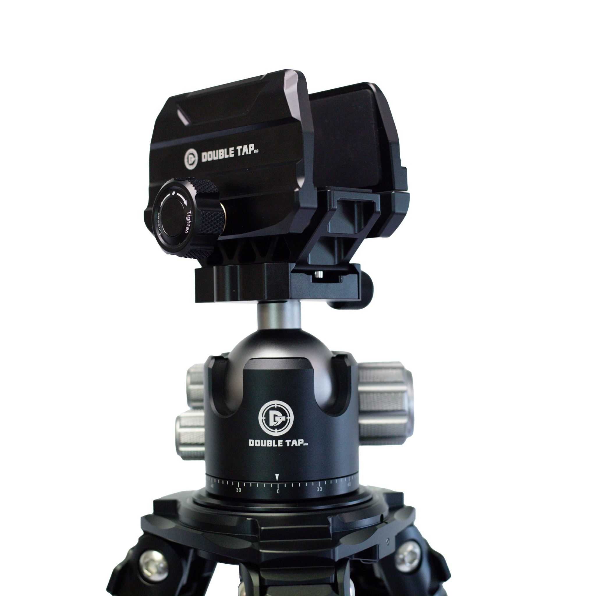 saddle-clamp-on-ball-head-tripod-mount-side-view