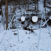 steel-target-hanger-a-stand-with-gongs-in-winter