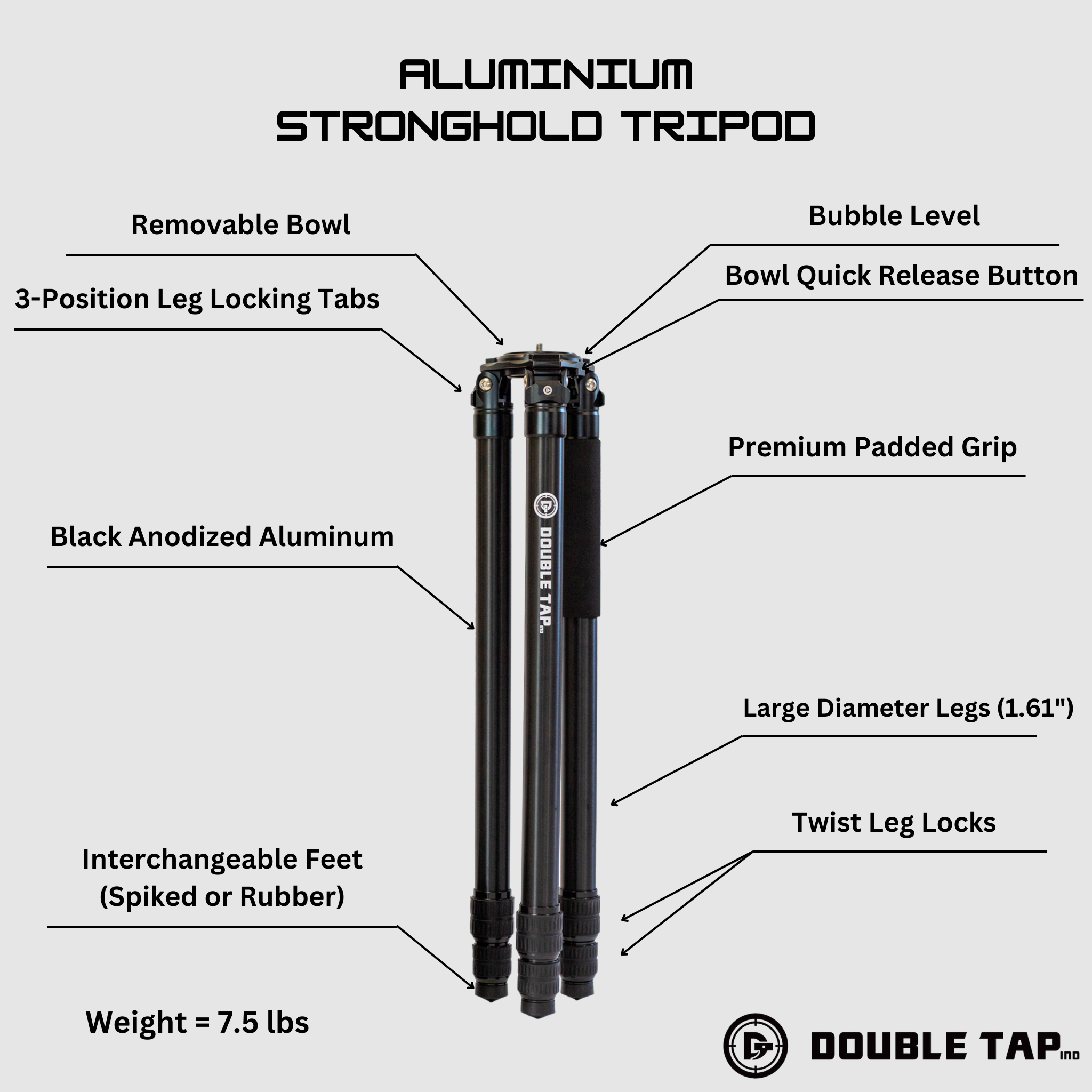 stronghold-aluminum-tripod-specs-collapsed